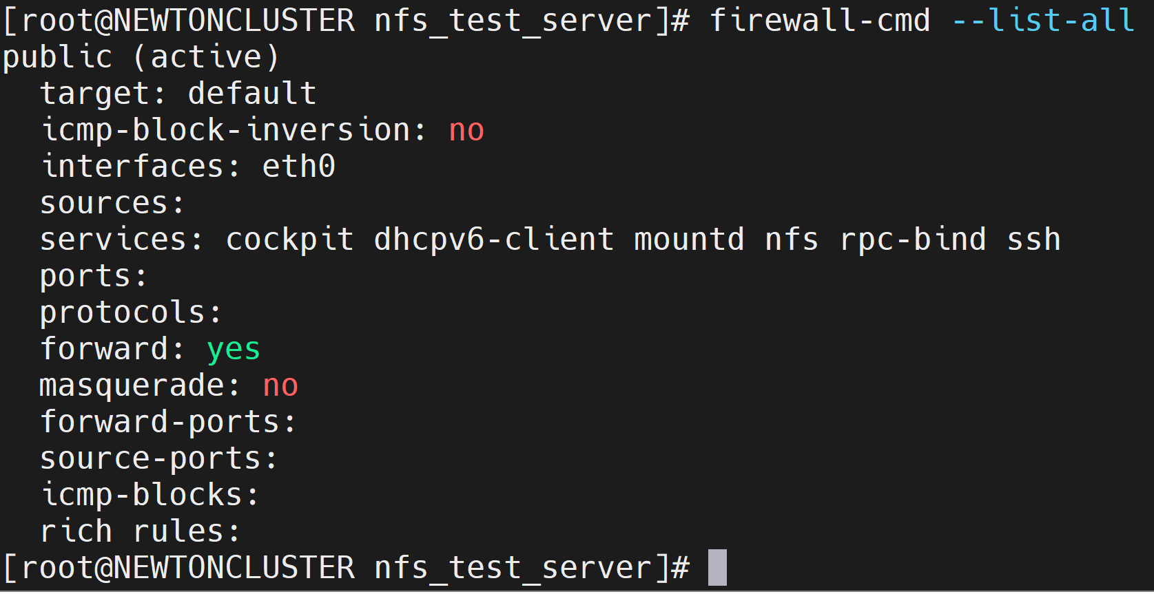 Firewall rules