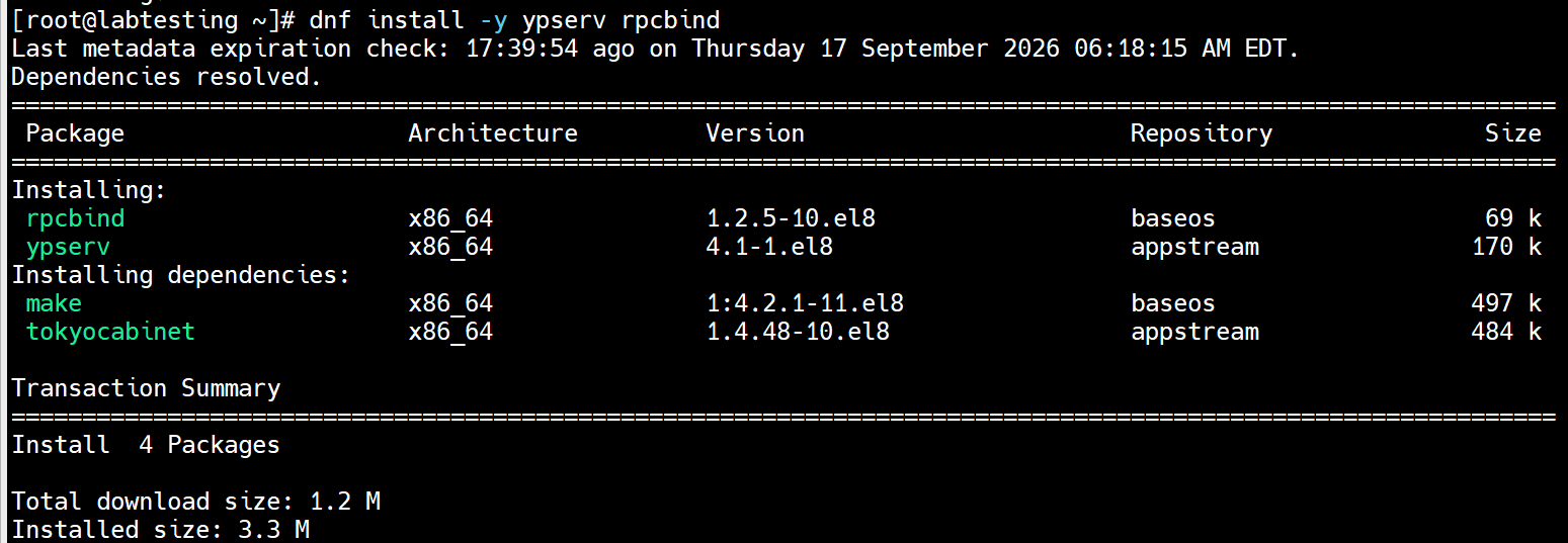Figure 2 - Package Installation