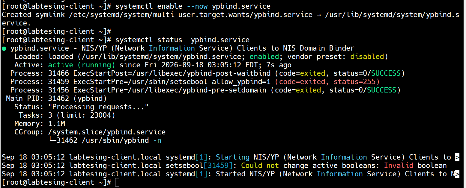 Figure 25 - Client rpcbind