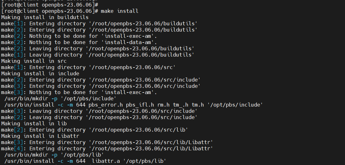 Postinstall