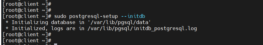 PostgreSQL install