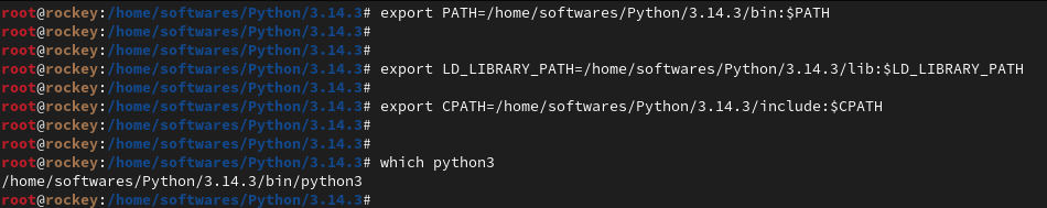 Exporting Python