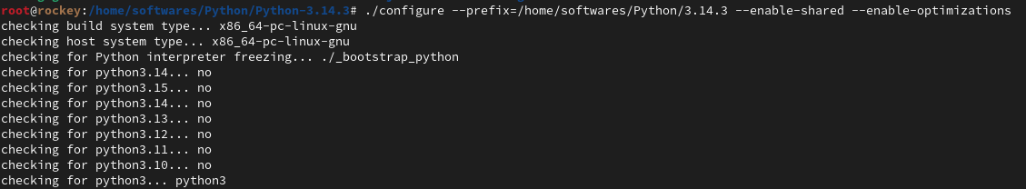 Configuring Python