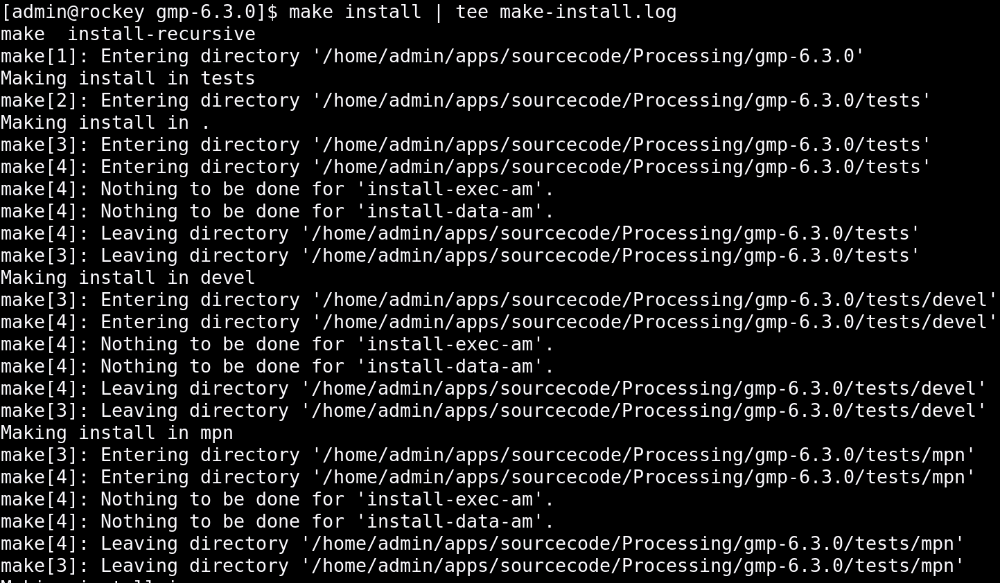 Make Install