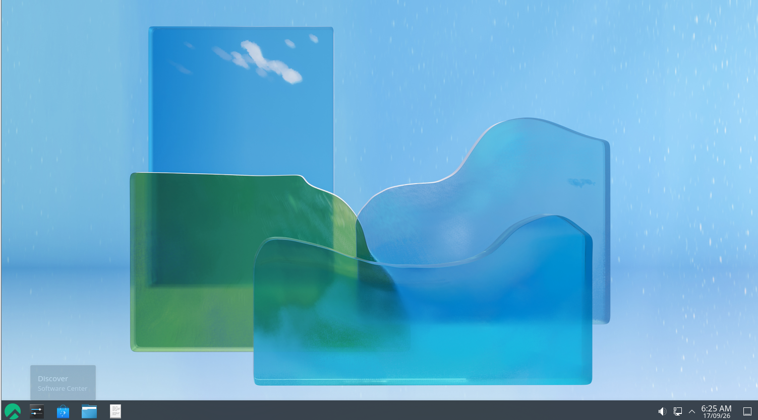 KDE Desktop Loading