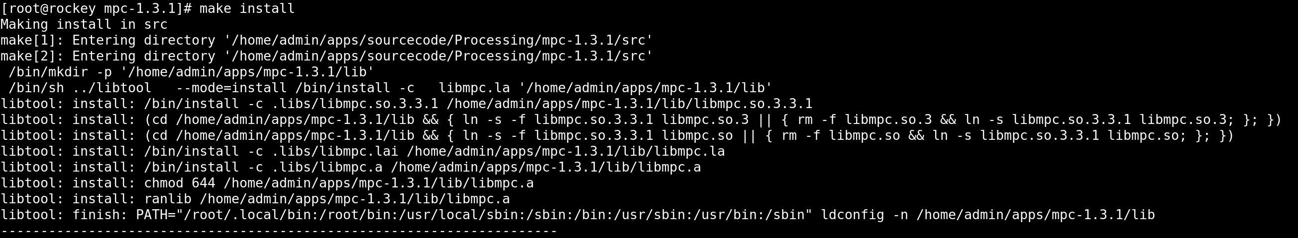 Make Install