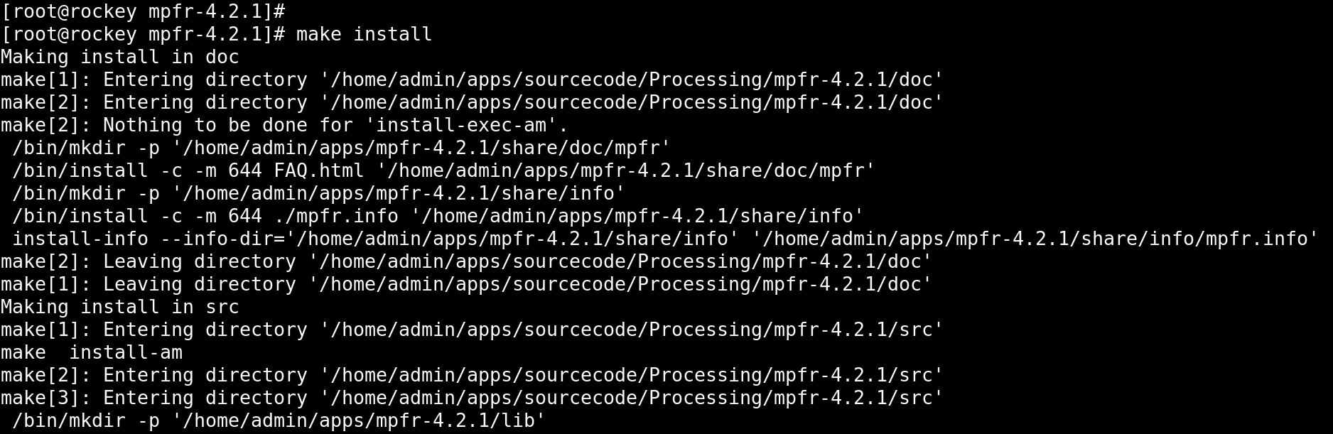 Make Install