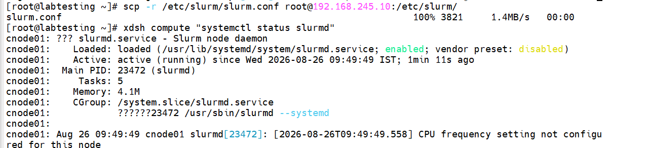Step 4.2 — slurm.conf copied into postscripts/files
